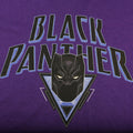 Purple - Side - Black Panther Mens Shield Logo T-Shirt