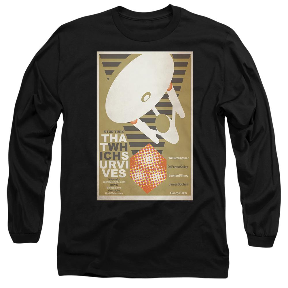 Black - Side - Star Trek Unisex Adult The Original Series Episode 72 T-Shirt
