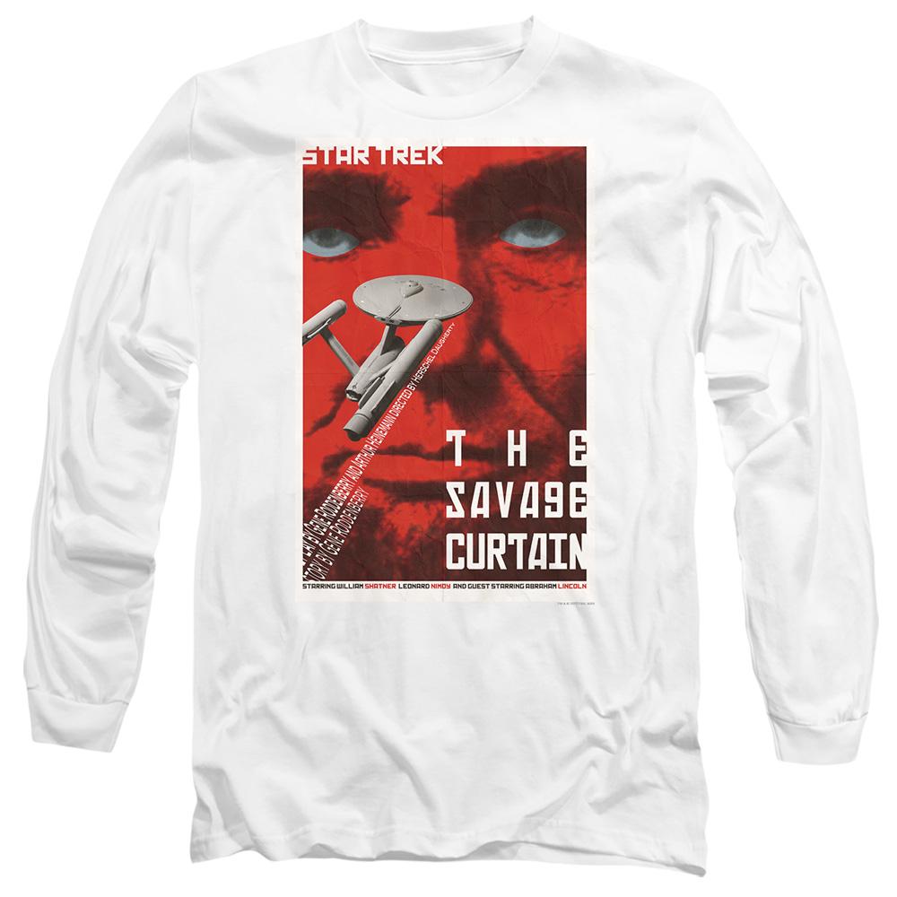 White - Side - Star Trek Unisex Adult The Original Series Episode 77 T-Shirt