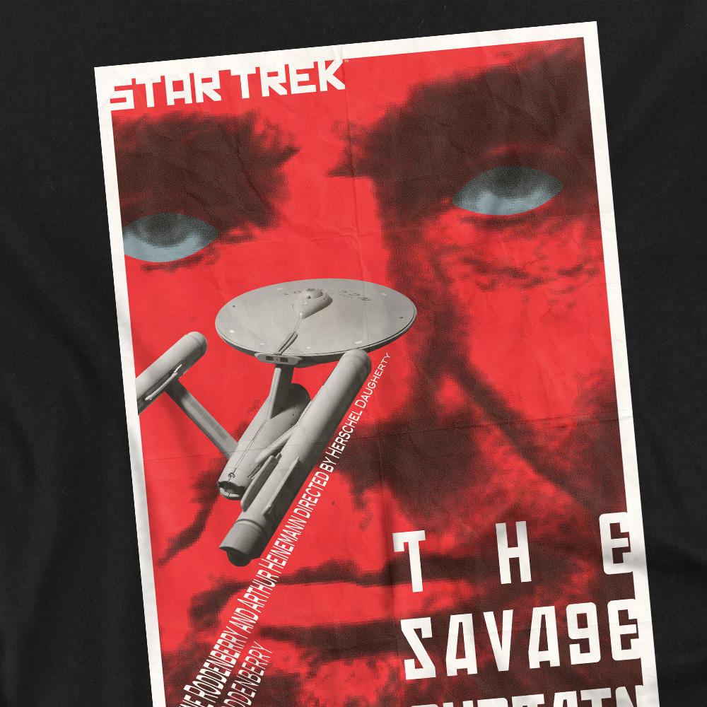 Black - Back - Star Trek Unisex Adult The Original Series Episode 77 T-Shirt