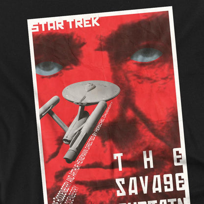 Black - Back - Star Trek Unisex Adult The Original Series Episode 77 T-Shirt