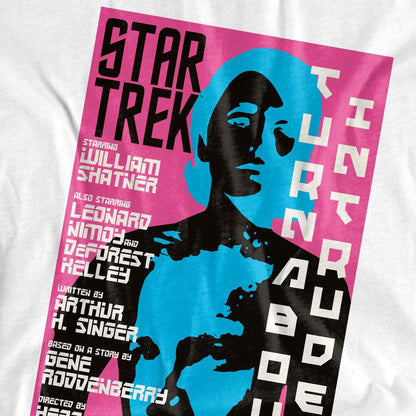 White - Back - Star Trek Unisex Adult The Original Series Episode 79 T-Shirt