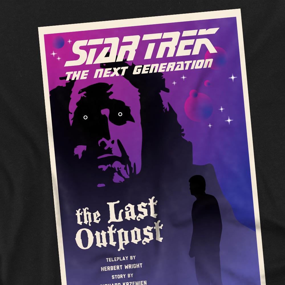 Black - Back - Star Trek Unisex Adult The Next Generation Season 1 Episode 5 T-Shirt