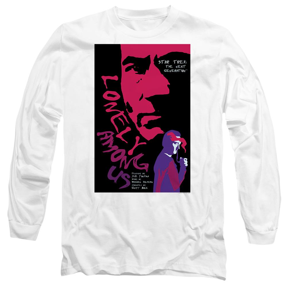 White - Side - Star Trek Unisex Adult The Next Generation Season 1 Episode 7 T-Shirt