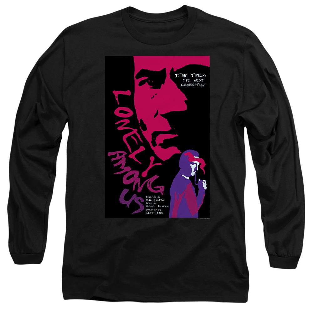 Black - Side - Star Trek Unisex Adult The Next Generation Season 1 Episode 7 T-Shirt