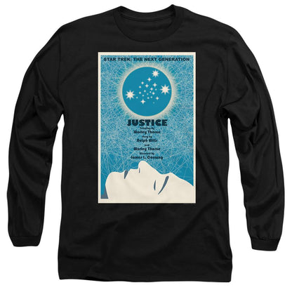 Black - Side - Star Trek Unisex Adult The Next Generation Season 1 Episode 8 T-Shirt