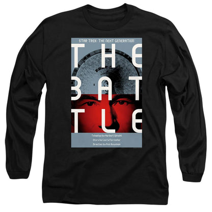 Black - Side - Star Trek Unisex Adult The Next Generation Season 1 Episode 9 T-Shirt
