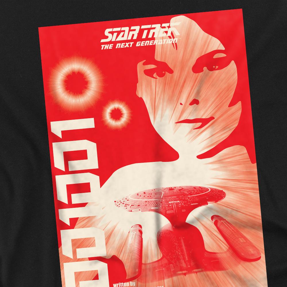 Black - Back - Star Trek Unisex Adult The Next Generation Season 1 Episode 15 T-Shirt