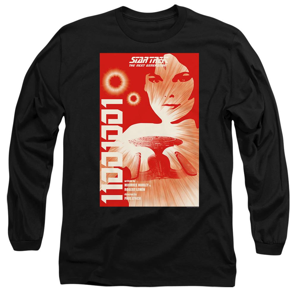 Black - Side - Star Trek Unisex Adult The Next Generation Season 1 Episode 15 T-Shirt