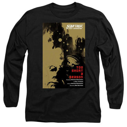 Black - Side - Star Trek Unisex Adult The Next Generation Season 1 Episode 16 T-Shirt
