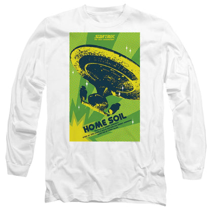 White - Side - Star Trek Unisex Adult The Next Generation Season 1 Episode 18 T-Shirt