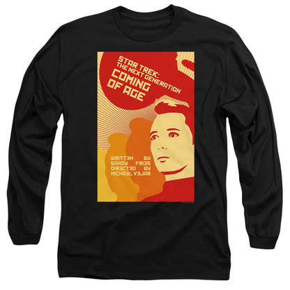 Black - Side - Star Trek Unisex Adult The Next Generation Season 1 Episode 19 T-Shirt