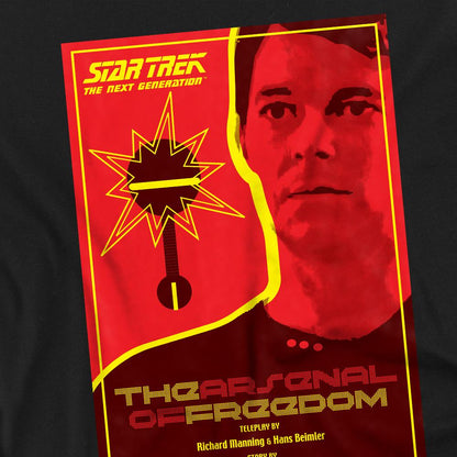 Black - Back - Star Trek Unisex Adult The Next Generation Season 1 Episode 21 T-Shirt