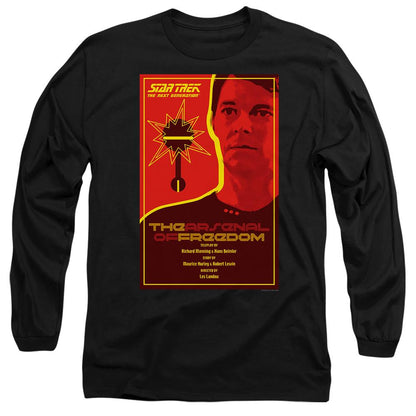 Black - Side - Star Trek Unisex Adult The Next Generation Season 1 Episode 21 T-Shirt