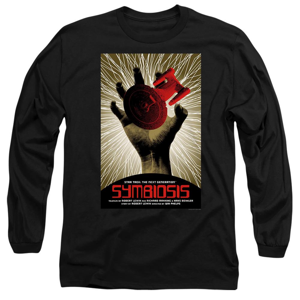 Black - Side - Star Trek Unisex Adult The Next Generation Season 1 Episode 22 T-Shirt