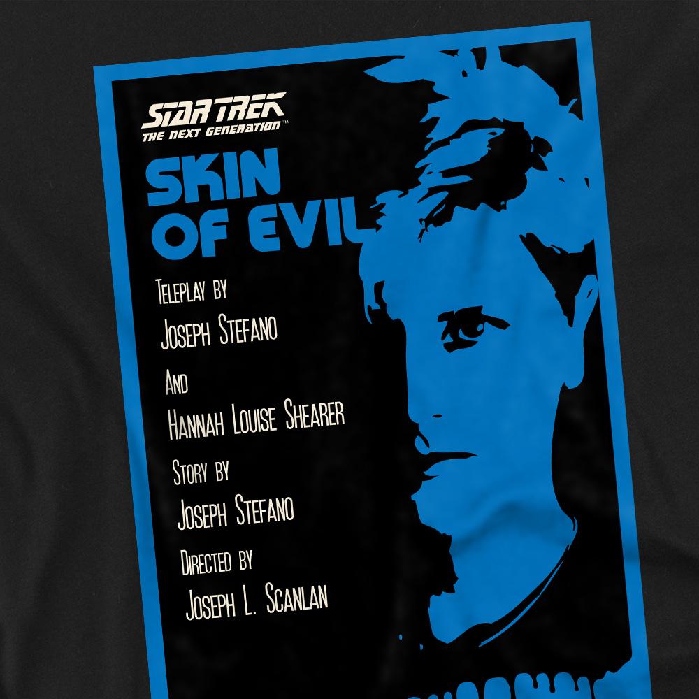 Black - Back - Star Trek Unisex Adult The Next Generation Season 1 Episode 23 T-Shirt