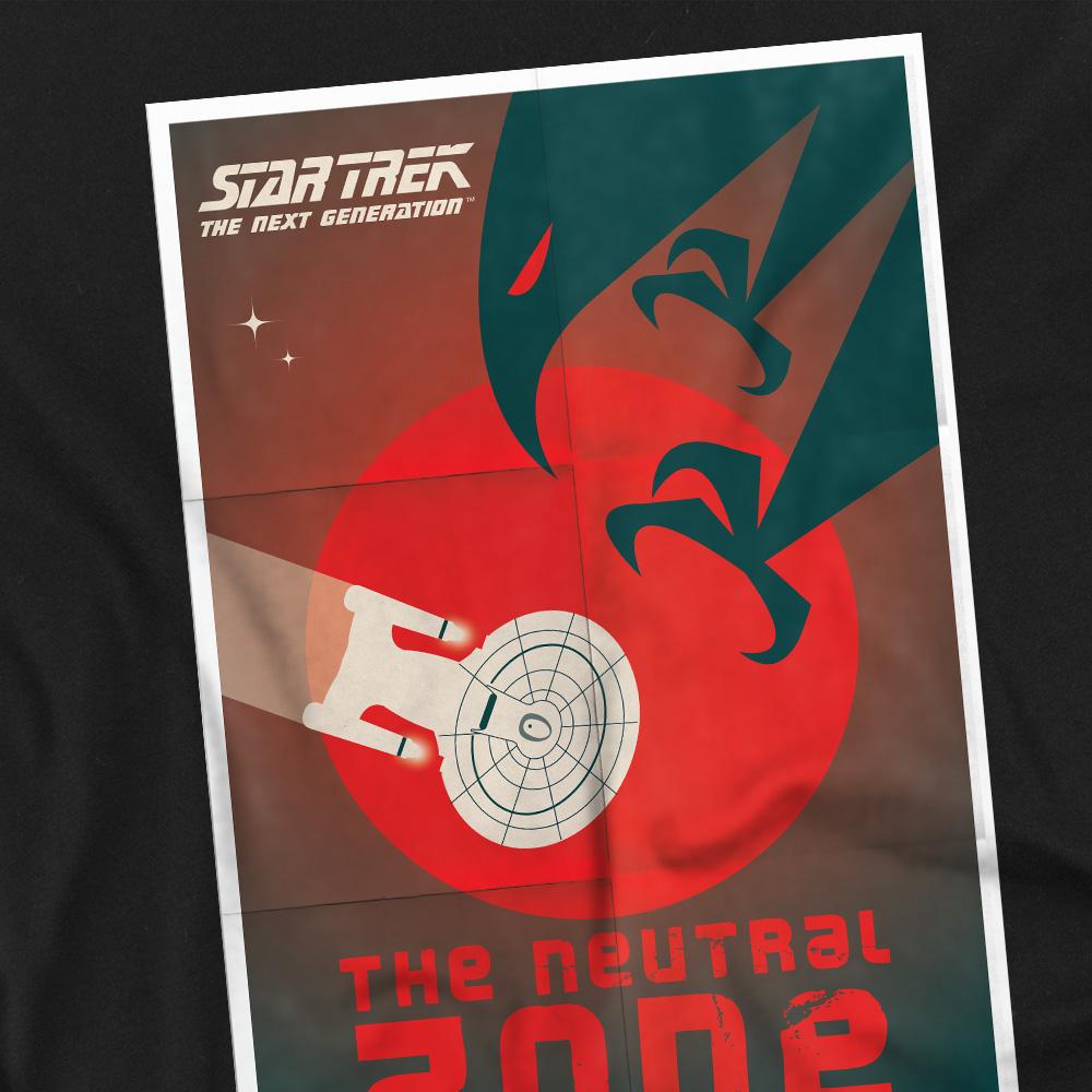 Black - Back - Star Trek Unisex Adult The Next Generation Season 1 Episode 26 T-Shirt