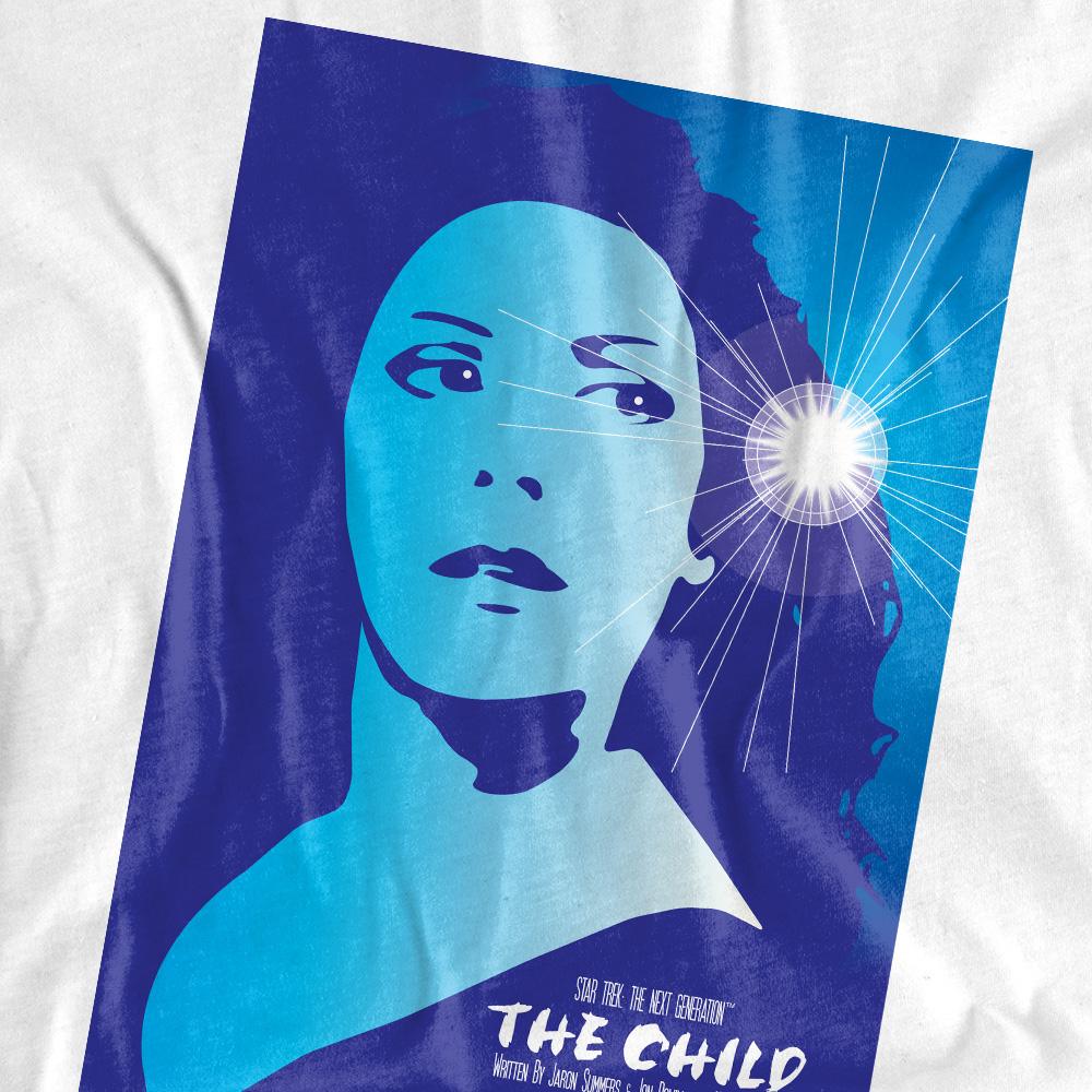 White - Back - Star Trek Unisex Adult The Next Generation Season 2 Episode 1 T-Shirt