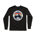 Black - Front - National Parks Mens Rocky Mountain Long-Sleeved T-Shirt