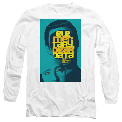 White - Side - Star Trek Unisex Adult The Next Generation Season 2 Episode 3 T-Shirt
