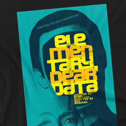 Black - Back - Star Trek Unisex Adult The Next Generation Season 2 Episode 3 T-Shirt