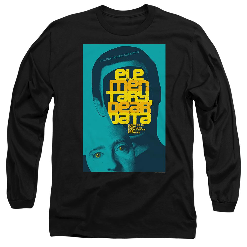 Black - Side - Star Trek Unisex Adult The Next Generation Season 2 Episode 3 T-Shirt