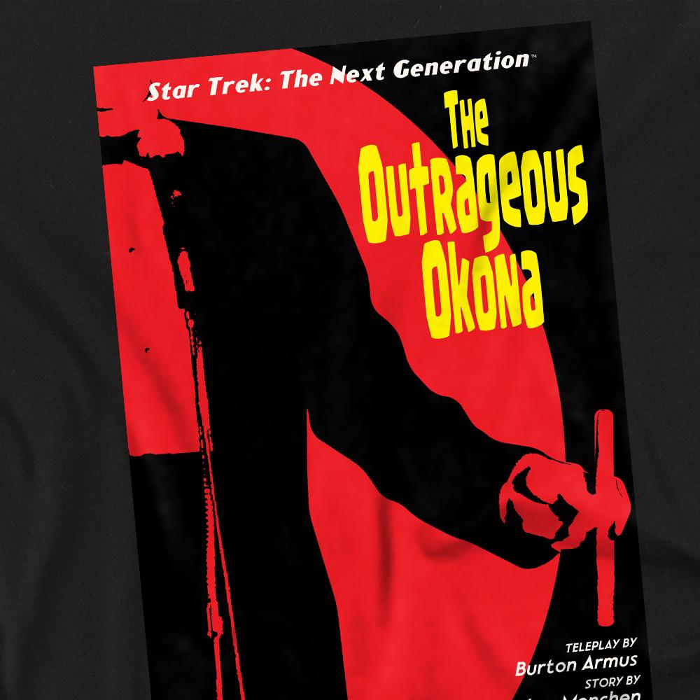 Black - Back - Star Trek Unisex Adult The Next Generation Season 2 Episode 4 T-Shirt