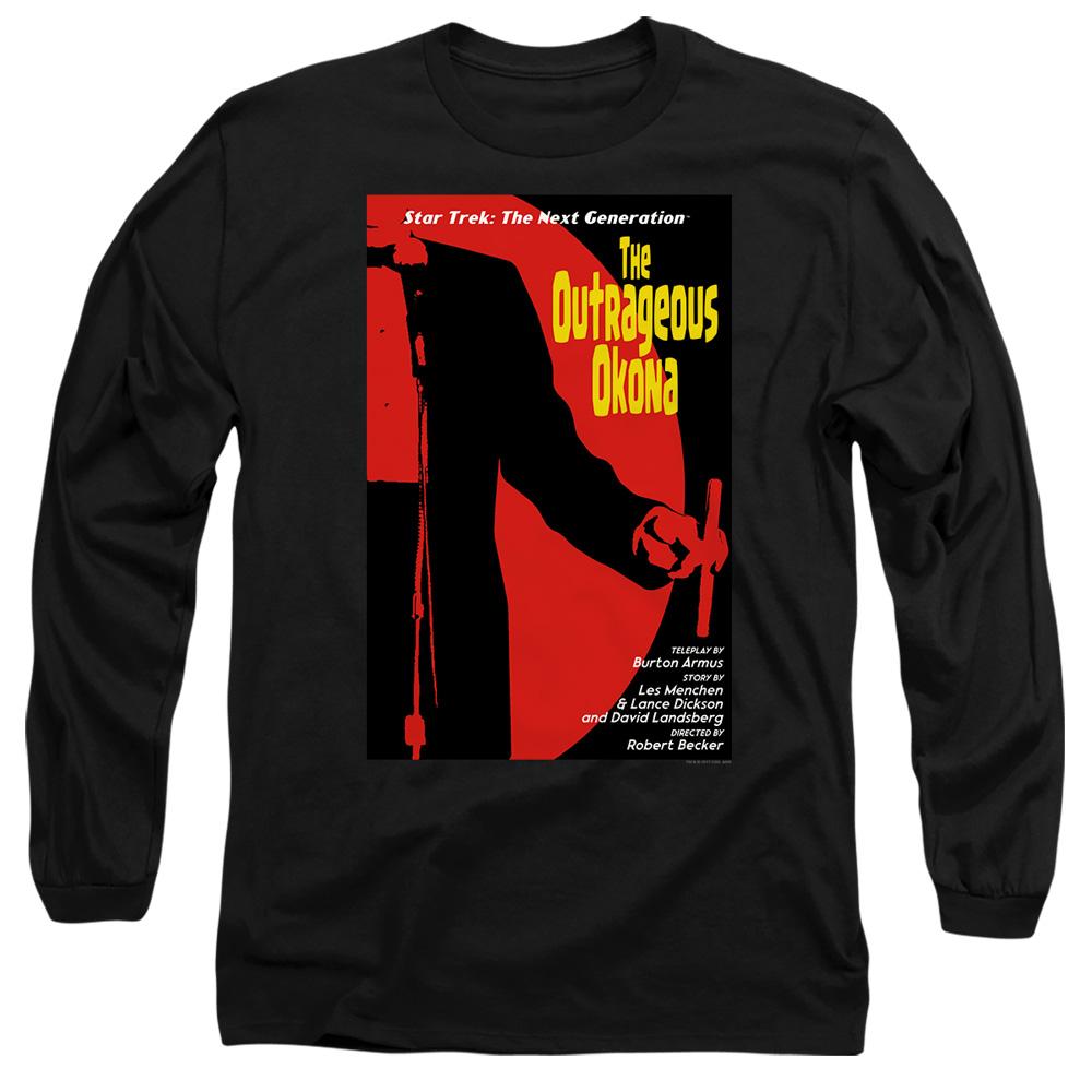 Black - Side - Star Trek Unisex Adult The Next Generation Season 2 Episode 4 T-Shirt