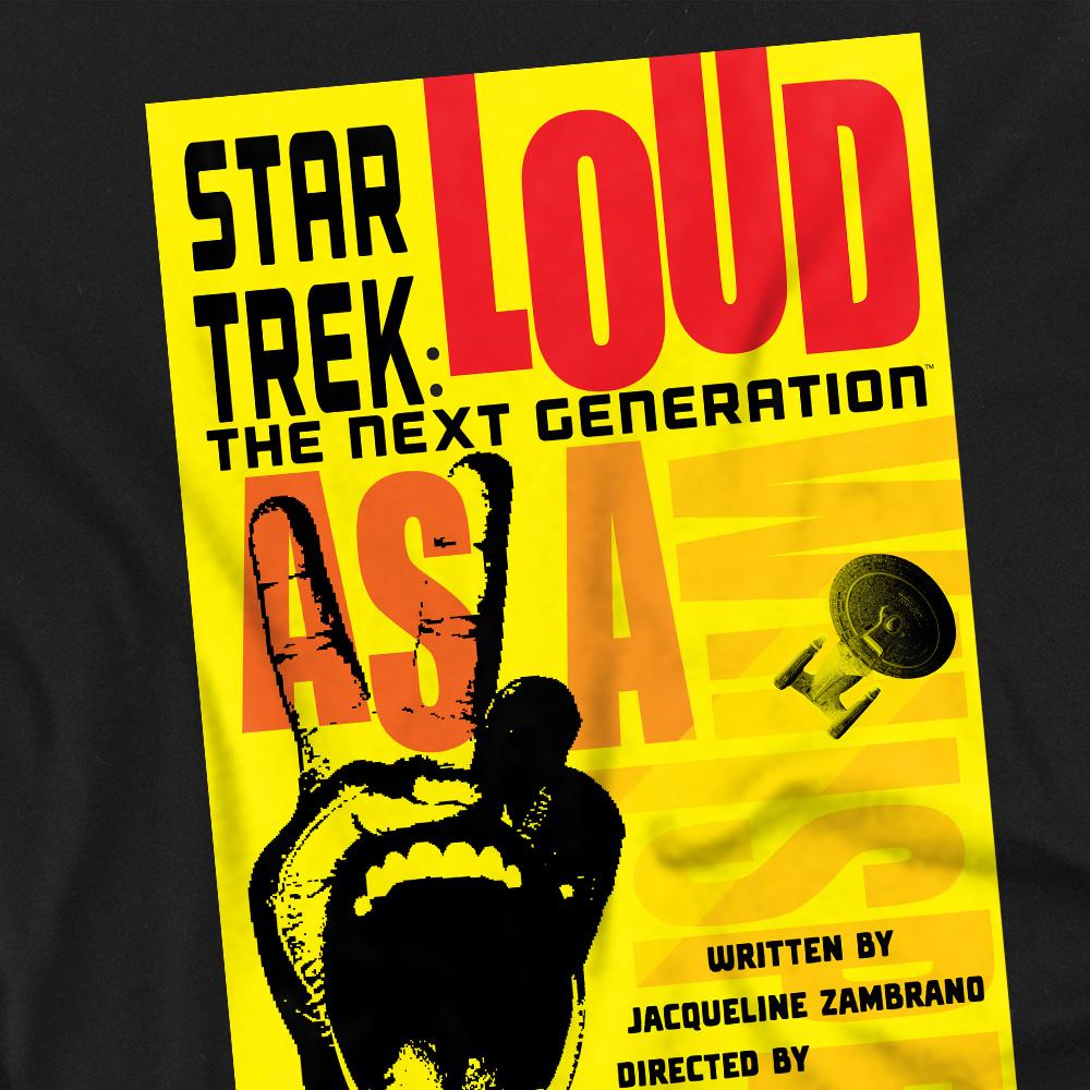 Black - Back - Star Trek Unisex Adult The Next Generation Season 2 Episode 5 T-Shirt