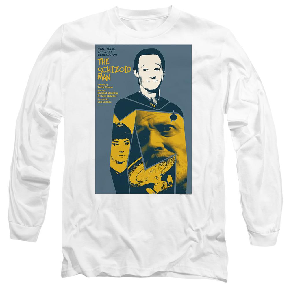 White - Side - Star Trek Unisex Adult The Next Generation Season 2 Episode 6 T-Shirt
