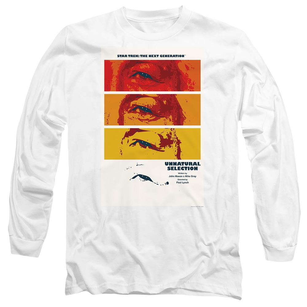 White - Side - Star Trek Unisex Adult The Next Generation Season 2 Episode 7 T-Shirt