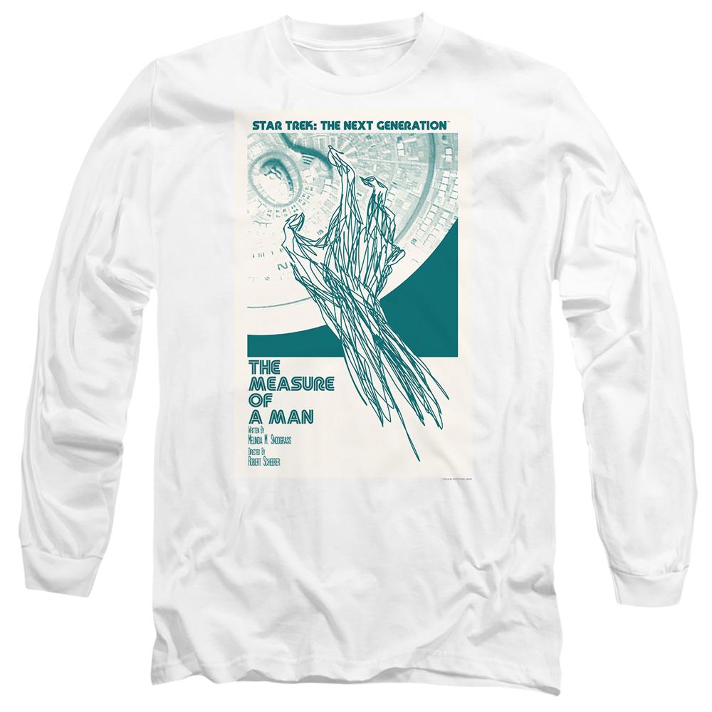 White - Side - Star Trek Unisex Adult The Next Generation Season 2 Episode 9 T-Shirt