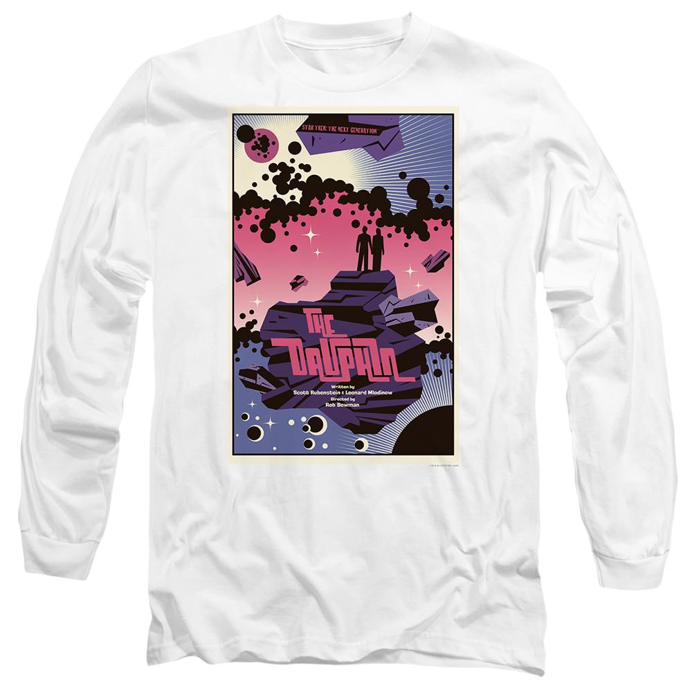 White - Side - Star Trek Unisex Adult The Next Generation Season 2 Episode 10 T-Shirt