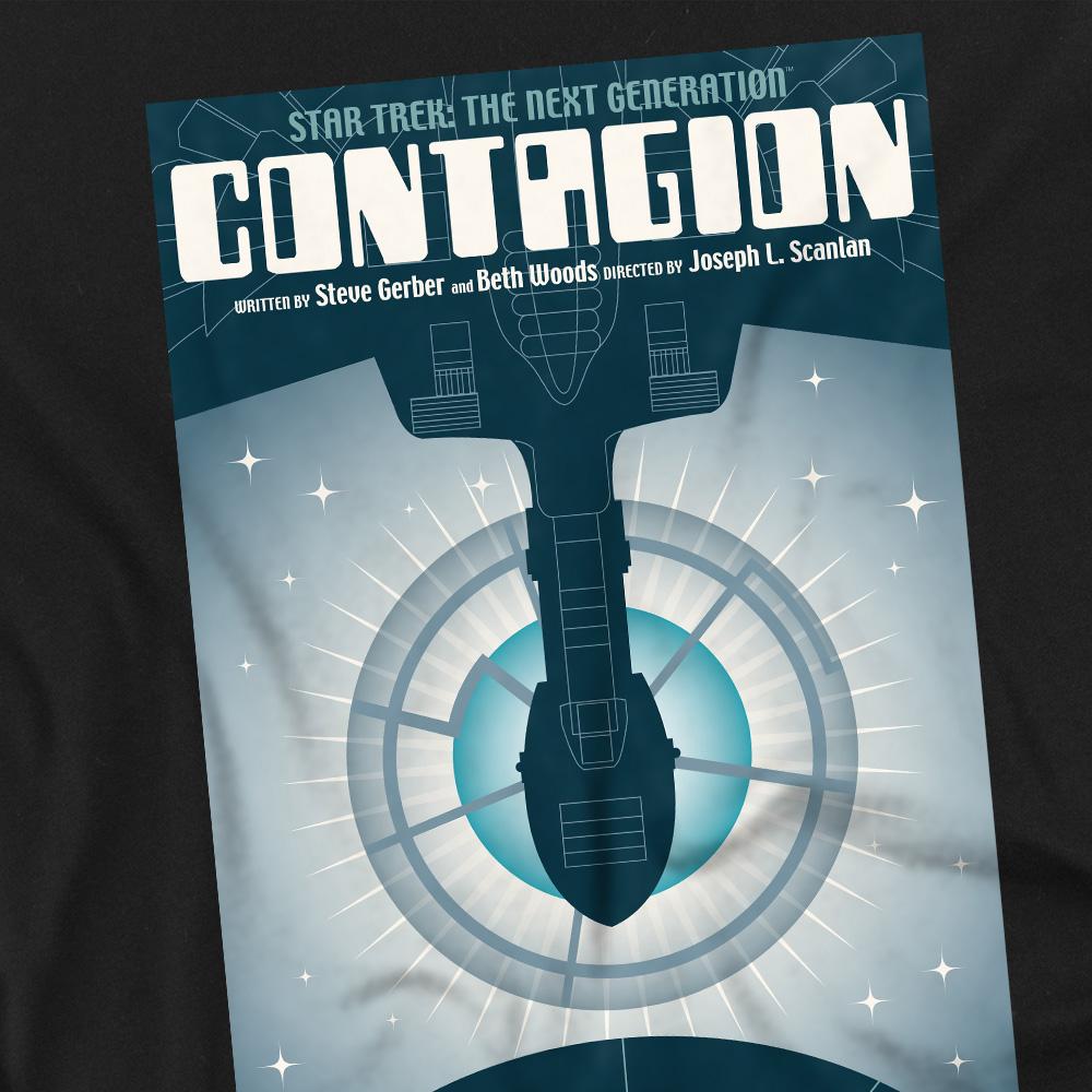 Black - Back - Star Trek Unisex Adult The Next Generation Season 2 Episode 11 T-Shirt
