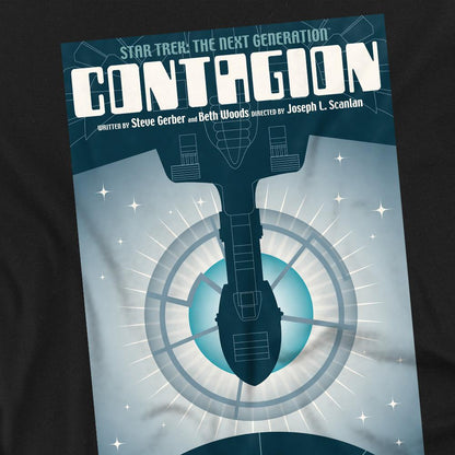 Black - Back - Star Trek Unisex Adult The Next Generation Season 2 Episode 11 T-Shirt