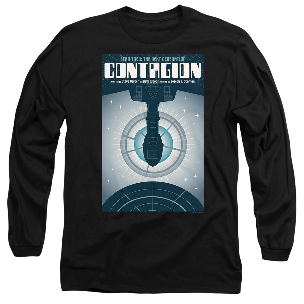 Black - Side - Star Trek Unisex Adult The Next Generation Season 2 Episode 11 T-Shirt