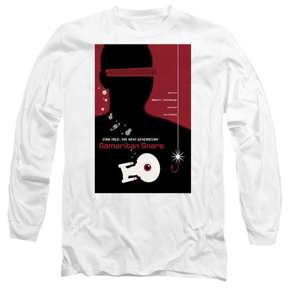 White - Side - Star Trek Unisex Adult The Next Generation Season 2 Episode 17 T-Shirt