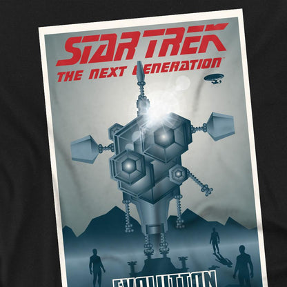 Black - Back - Star Trek Unisex Adult The Next Generation Season 3 Episode 1 T-Shirt