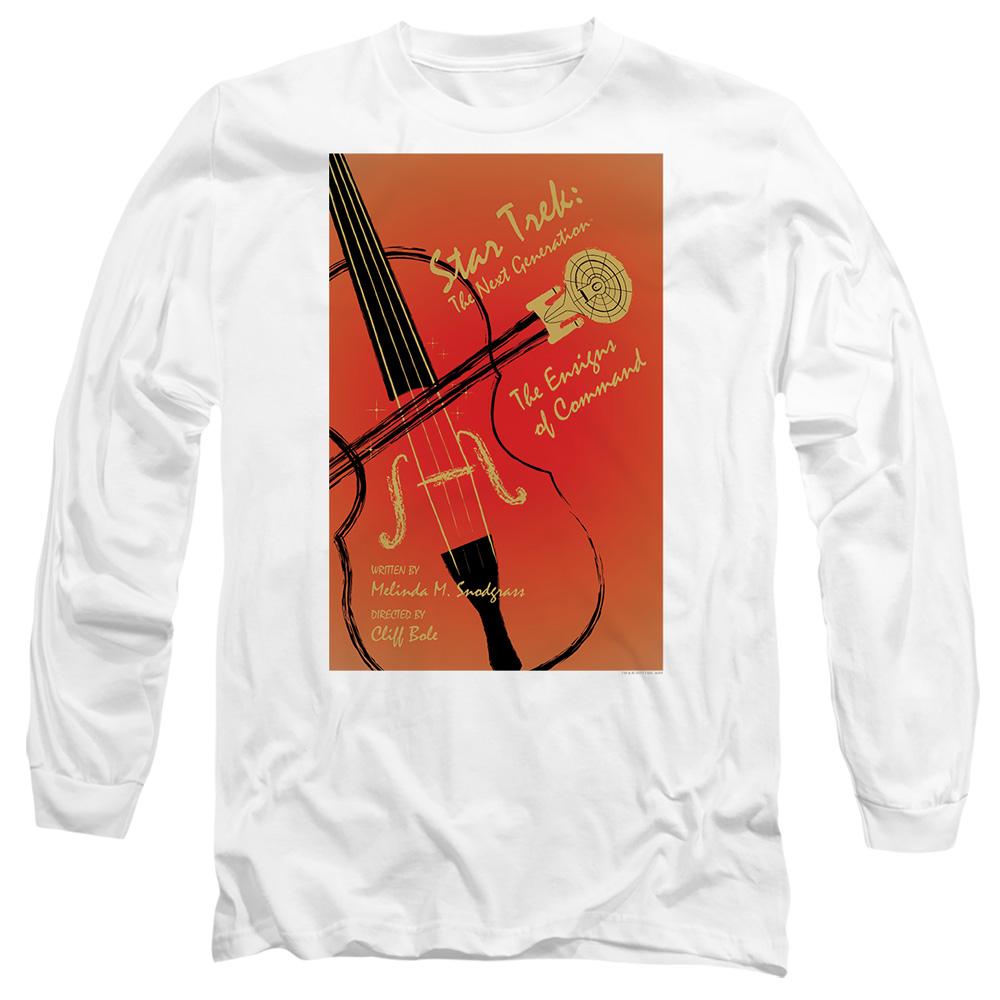 White - Side - Star Trek Unisex Adult The Next Generation Season 3 Episode 2 T-Shirt