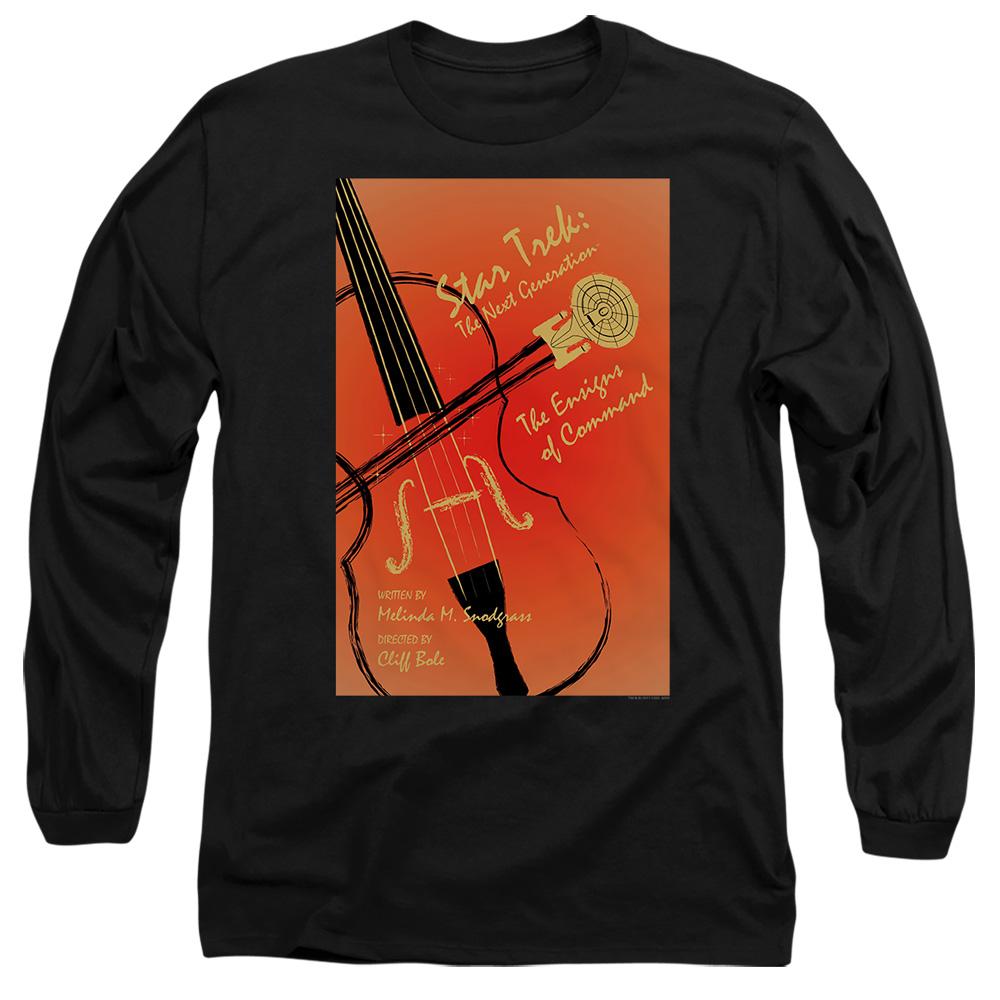 Black - Side - Star Trek Unisex Adult The Next Generation Season 3 Episode 2 T-Shirt