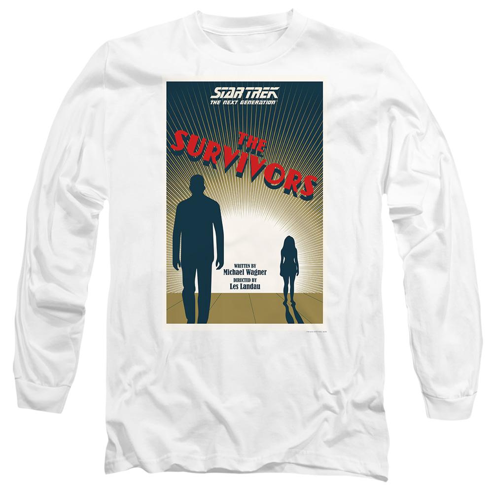 White - Side - Star Trek Unisex Adult The Next Generation Season 3 Episode 3 T-Shirt