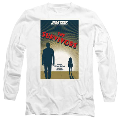 White - Side - Star Trek Unisex Adult The Next Generation Season 3 Episode 3 T-Shirt