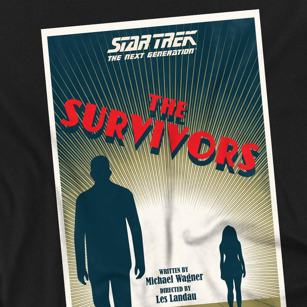 Black - Back - Star Trek Unisex Adult The Next Generation Season 3 Episode 3 T-Shirt