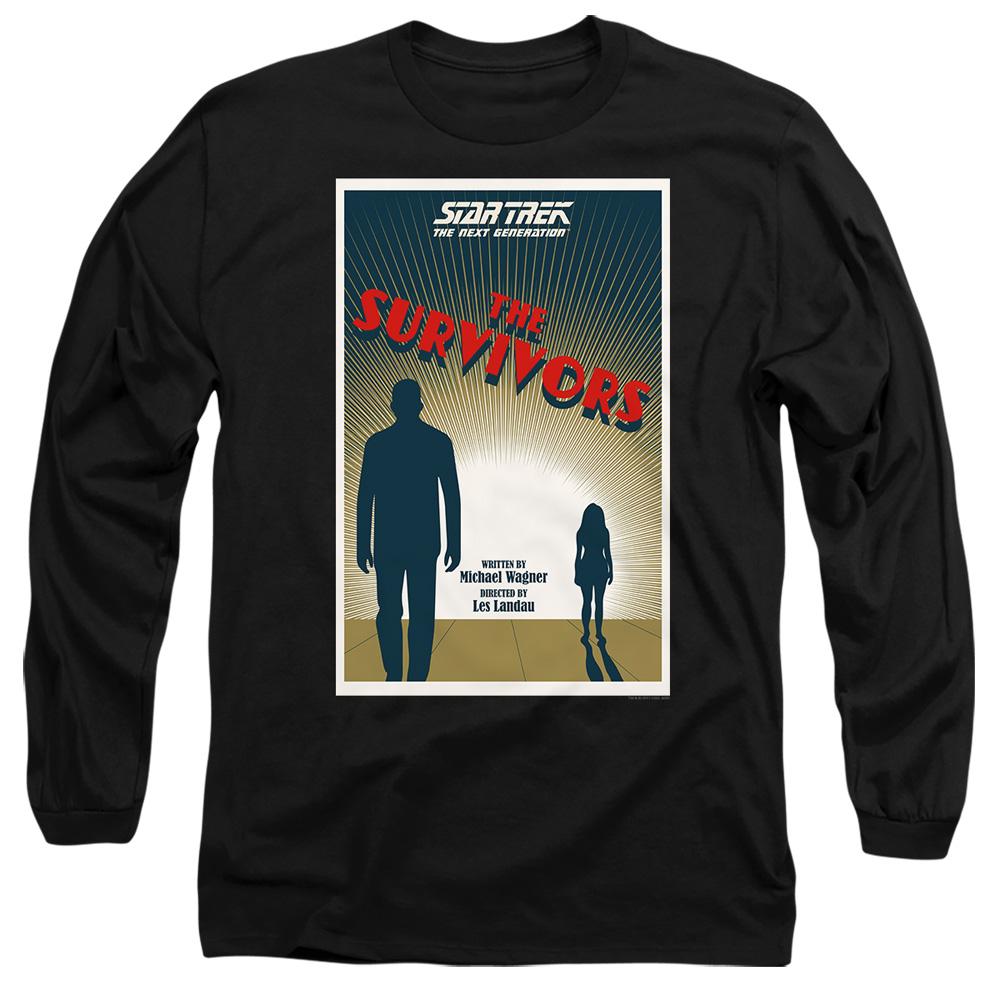 Black - Side - Star Trek Unisex Adult The Next Generation Season 3 Episode 3 T-Shirt