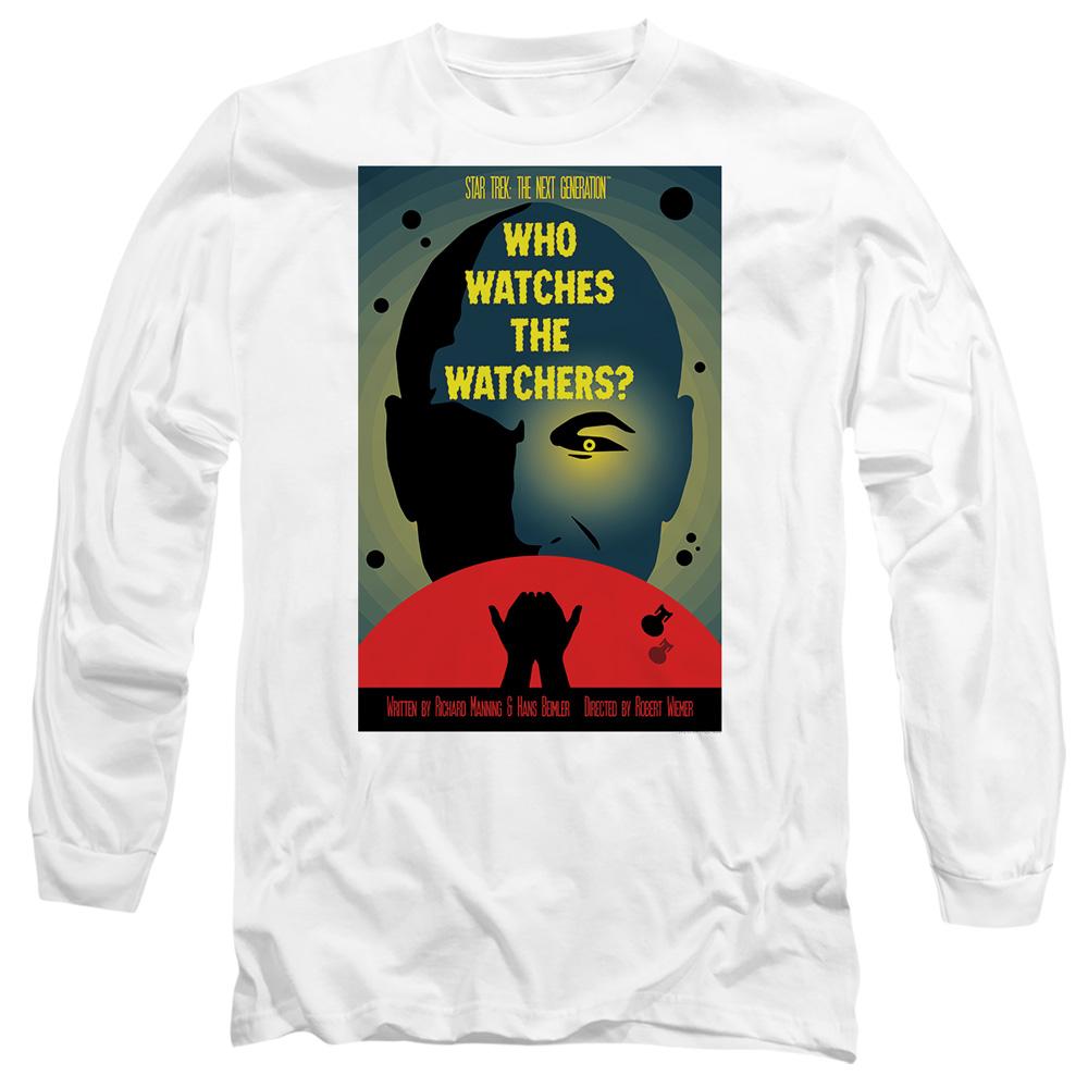 White - Side - Star Trek Unisex Adult The Next Generation Season 3 Episode 4 T-Shirt