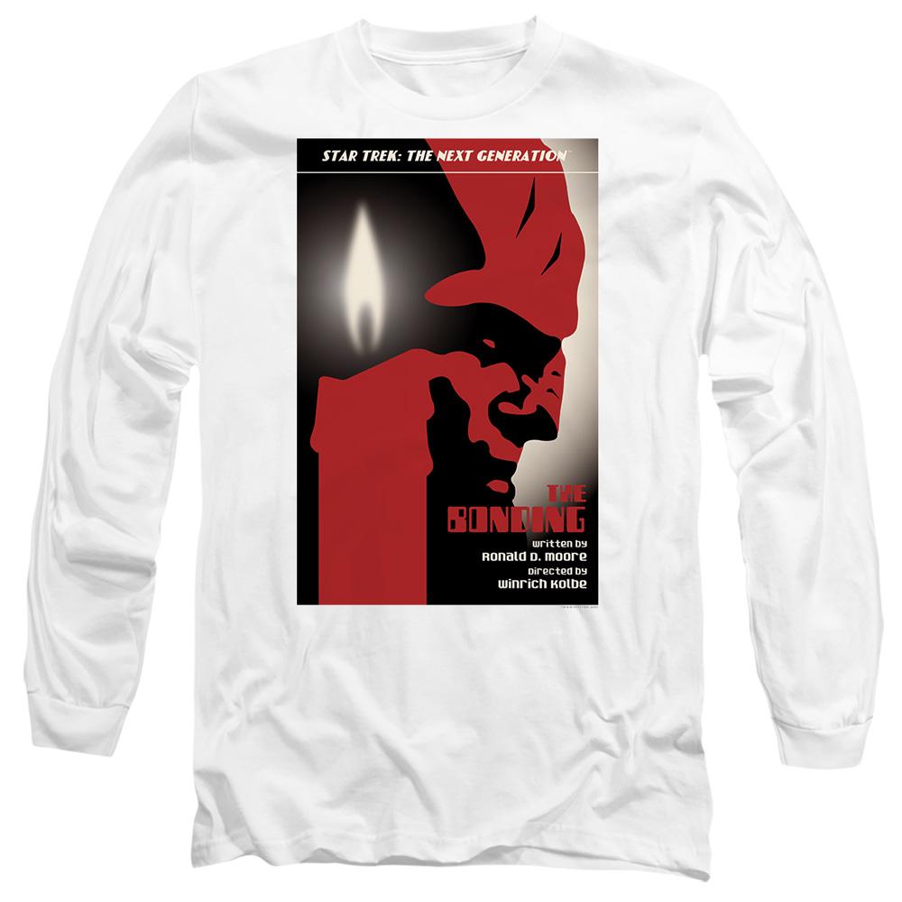 White - Side - Star Trek Unisex Adult The Next Generation Season 3 Episode 5 T-Shirt