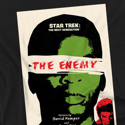 Black - Back - Star Trek Unisex Adult The Next Generation Season 3 Episode 7 T-Shirt