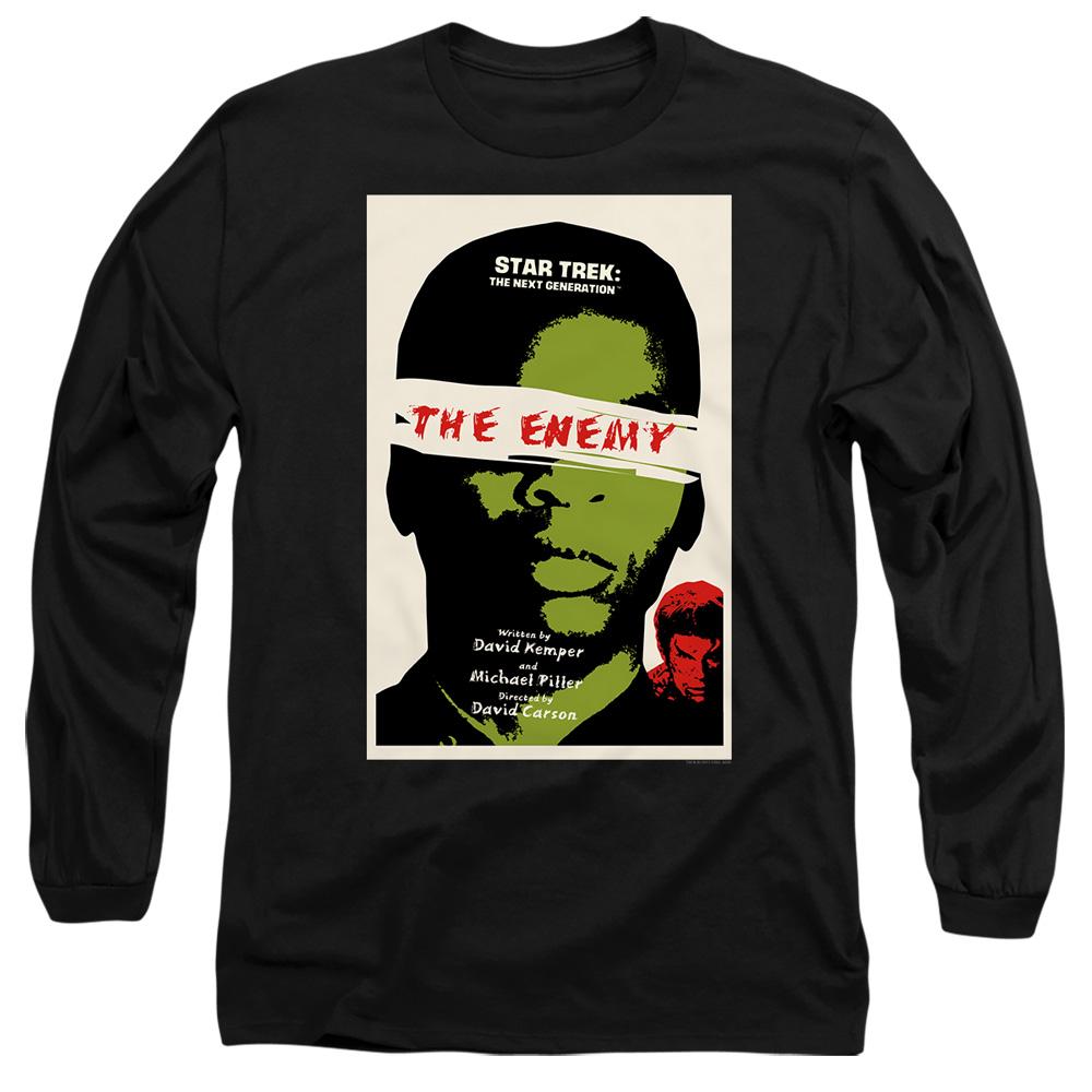 Black - Side - Star Trek Unisex Adult The Next Generation Season 3 Episode 7 T-Shirt