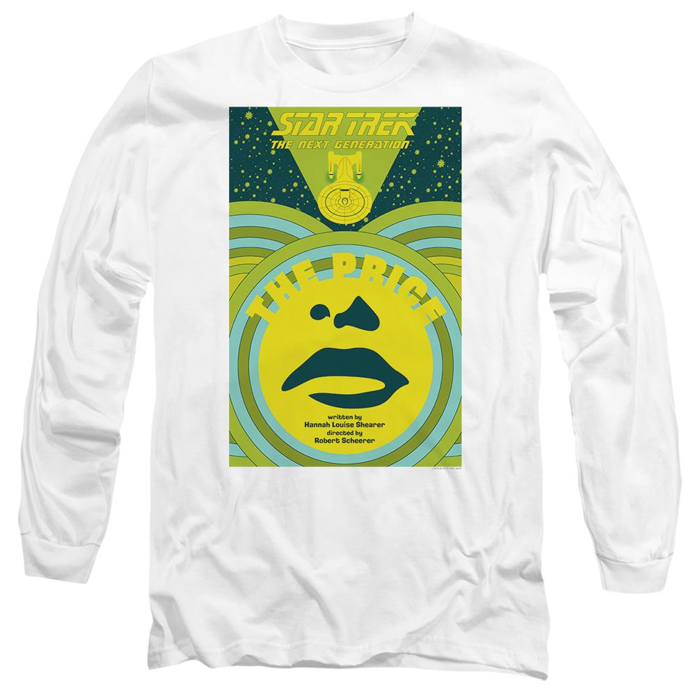 White - Side - Star Trek Unisex Adult The Next Generation Season 3 Episode 8 T-Shirt