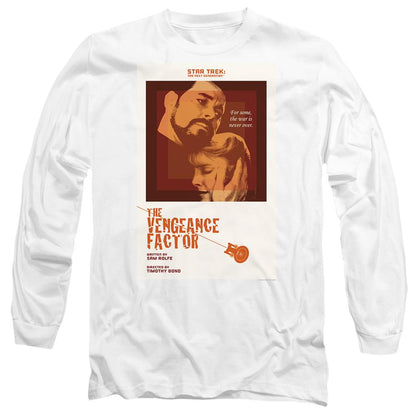White - Side - Star Trek Unisex Adult The Next Generation Season 3 Episode 9 T-Shirt